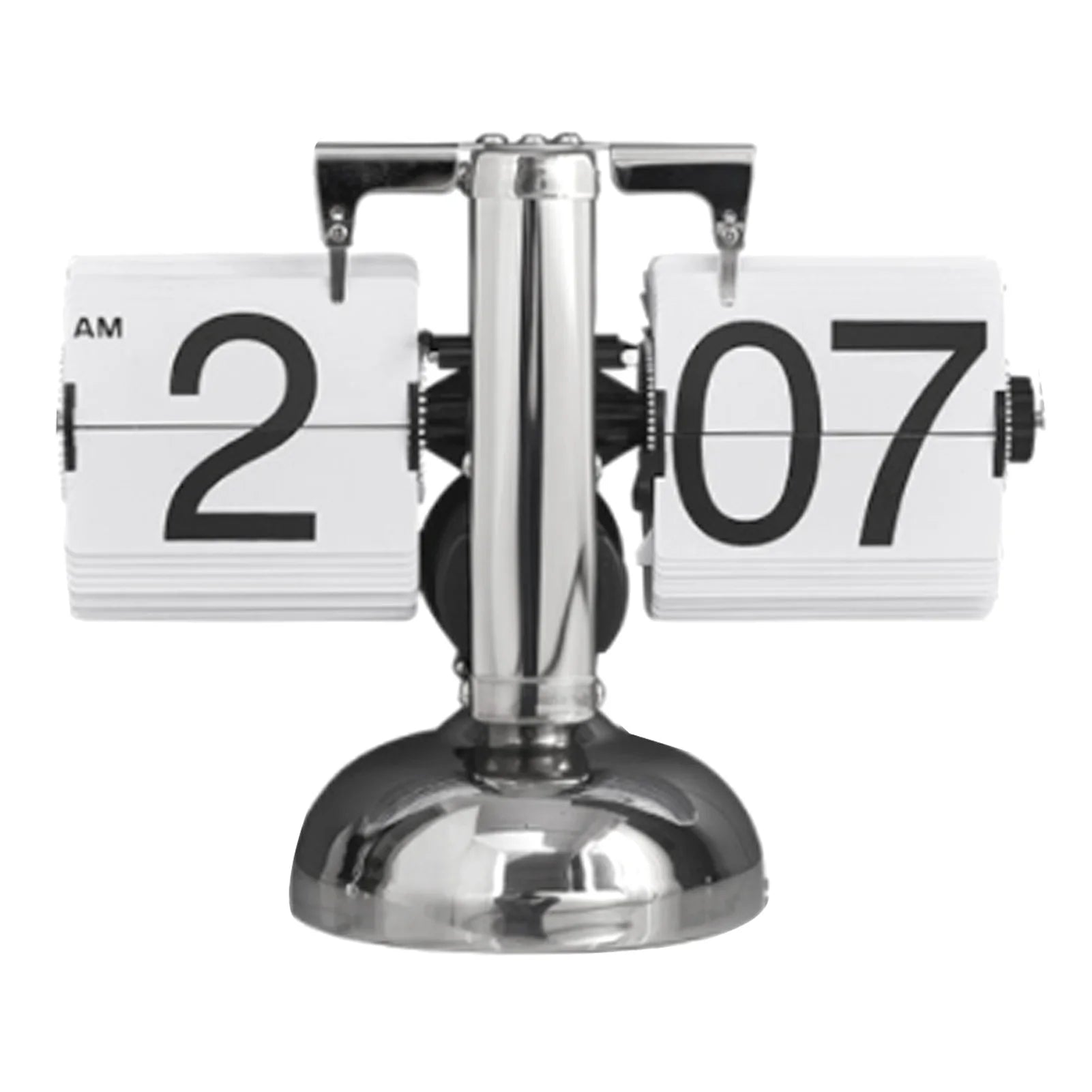Clock Digital  Down Clock Retro Minimalist Single Foot Mechanical Auto  Clock Desk Clock for Home Livingroom