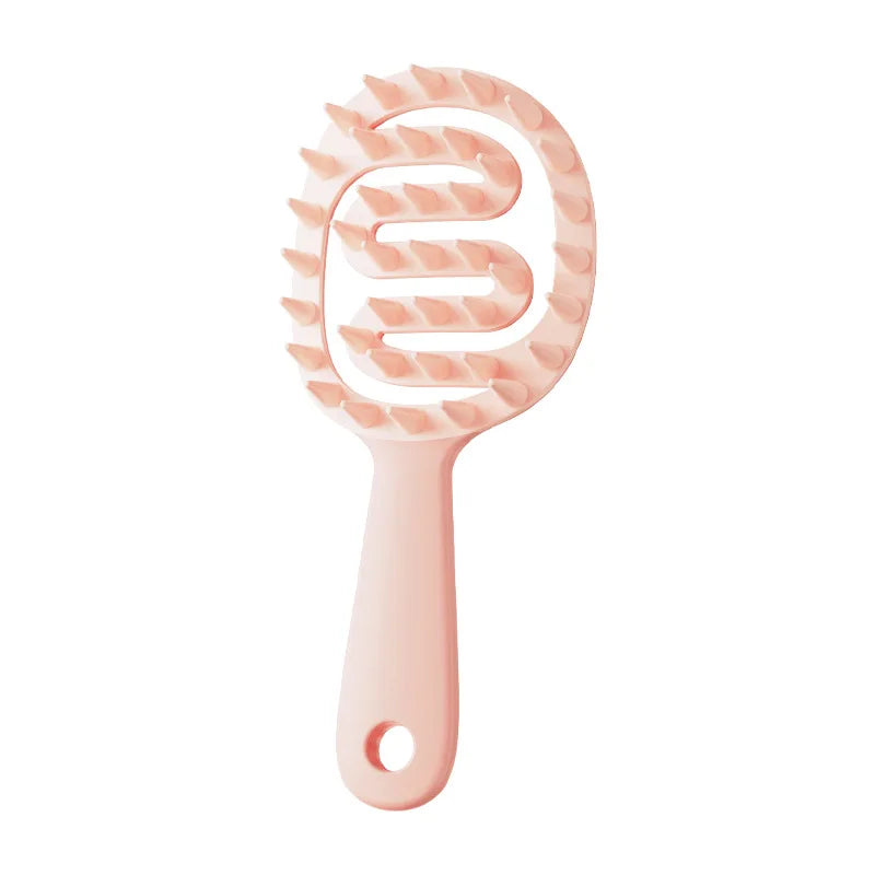 Shampoo Hair Brush Hair Massage Scalp Combs Head Washing Brush Long Handle Dry And Wet Brush Shower Spa HairdressingTool Girls