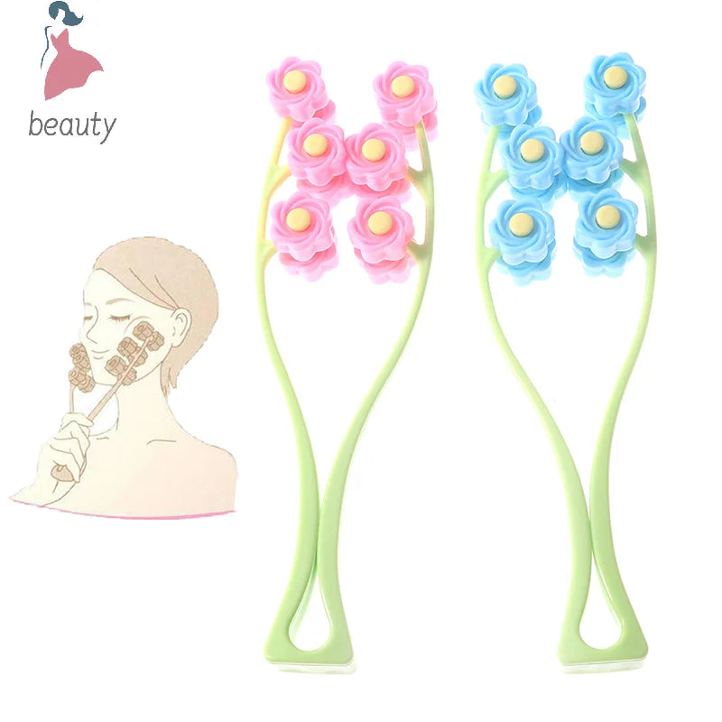 Neck Face Roller Slim Massage Facial Massager Slimming Remove Double Chin Tool