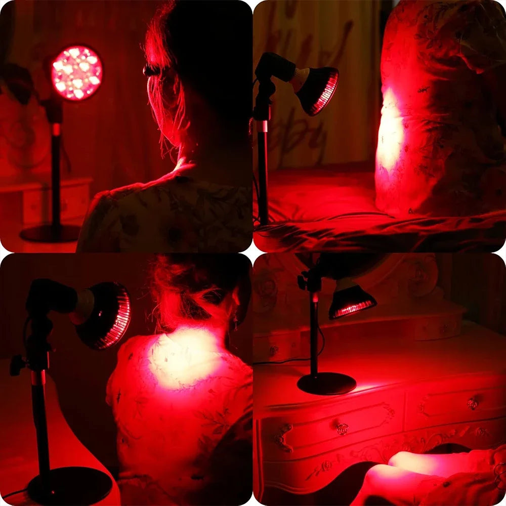 Red Light Therapy Lamp 54W 660nm&850nm Infrared Light Therapy Device for Face,Muscle Joint Pain Relief Skin Health Tools E26/E27