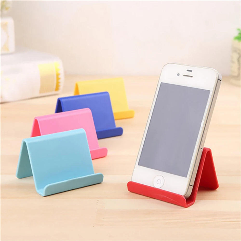 Mini Portable Kitchen Phone Holder Universal Movable Mini Lazy Bracket Fashion Convenience Cellphone Mount Plastic Stand