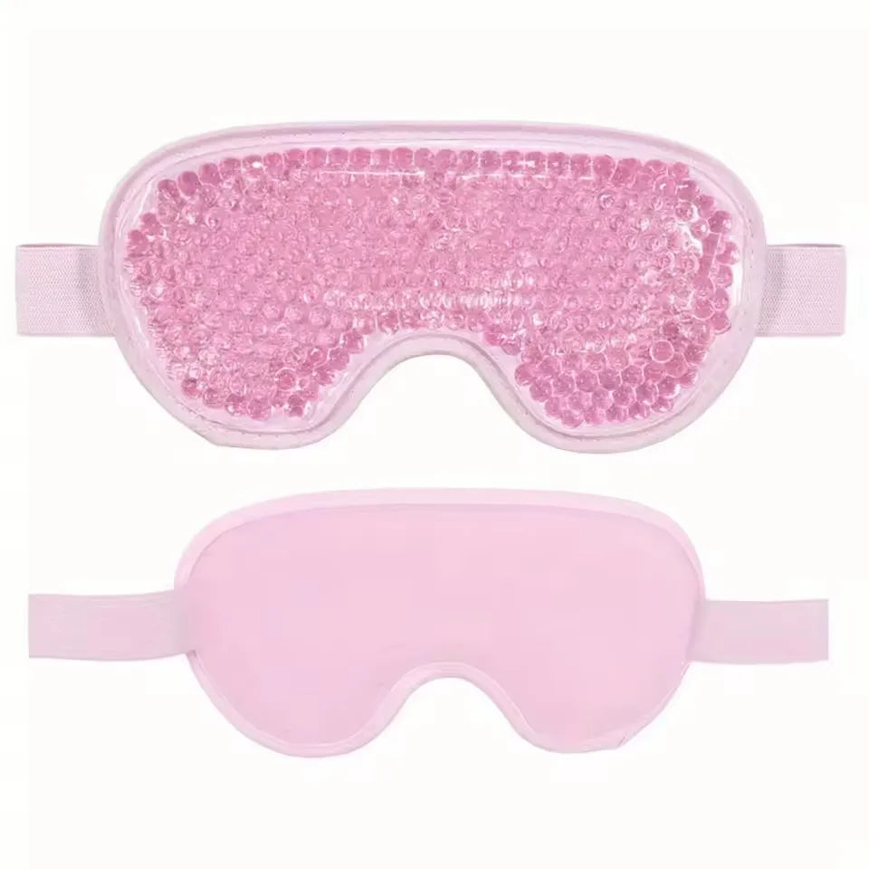 Cooling Eye Mask with Gel Bead Reusable Cold Compress Ice Pack Sleeping Eye Cooling Pads for After Eyelid Surgery Skin Care Tool