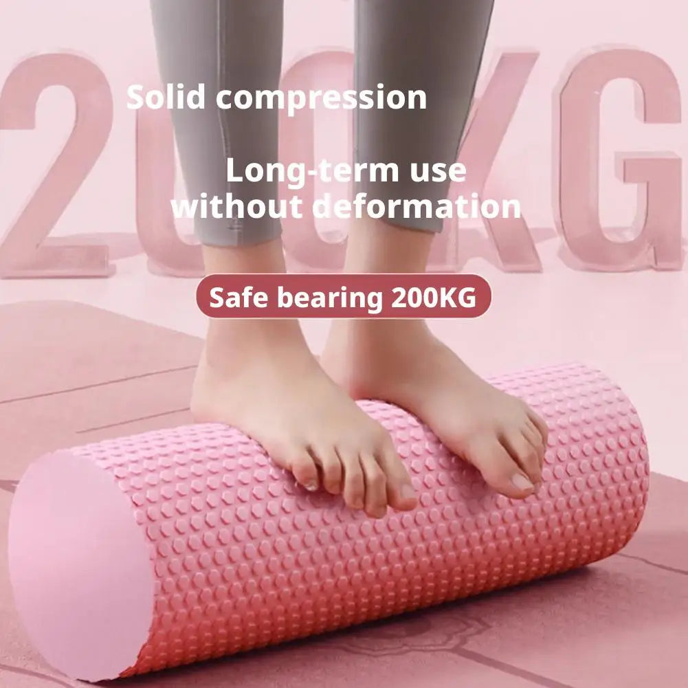 30cm Round Eco Friendly Foam Roller Cylinder Hexagonal Roller For Pilates Exercise Enhanced Home Workouts For Leg Muscle Massage