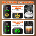 SOFT-Electric Coffee Maker Portable, Travel-Sized Car Self-Heating Espresso Machine For Camping