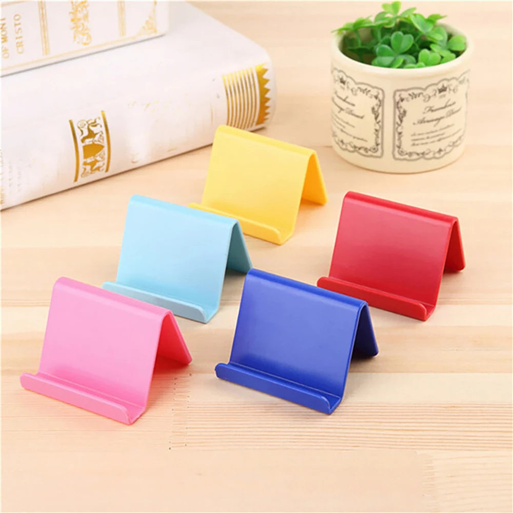 Mini Portable Kitchen Phone Holder Universal Movable Mini Lazy Bracket Fashion Convenience Cellphone Mount Plastic Stand