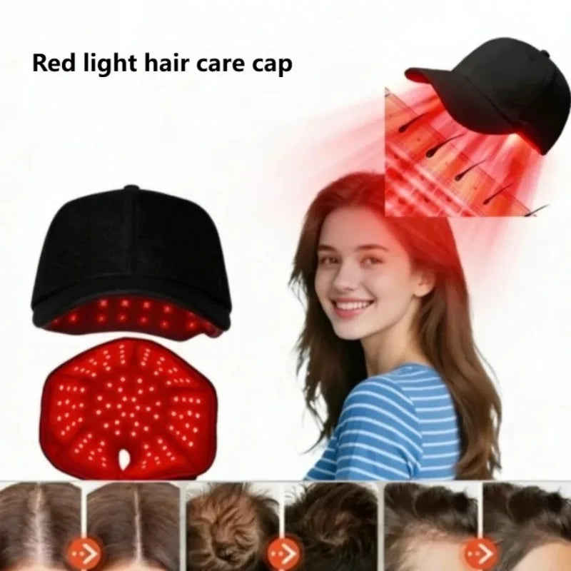 New Infrared LEDs 660nm&850nm Red Light Therapy Hair Growth Cap For Hair Regrowth Anti Hair Loss Relax Scalp Anti-inflammatory