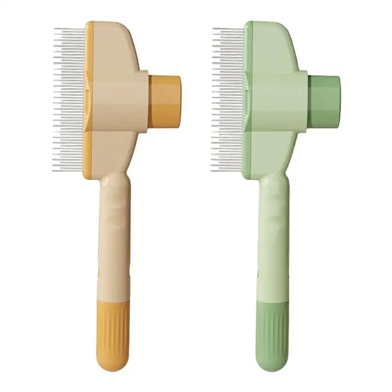 Multifunctional Dog And Cat Slicker Comb Self-Cleaning Hair Removal Brush For Pets Shedding, Grooming Brush To Remove Knots