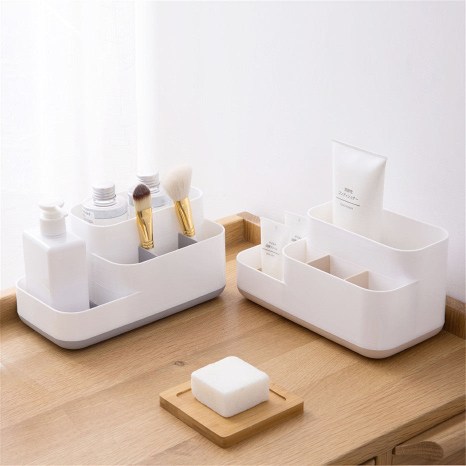 Creative Makeup Organizer Box with Drawer for Dressing Table Storage