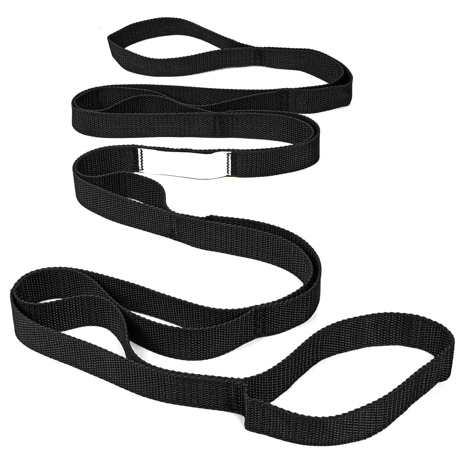 Stretch Out Strap with Exercise Book, USA Made Top Choice Stretch Out Straps for Physical Therapy, Yoga Stretching Strap