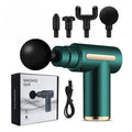 Mini Massage Gun – 6-Speed Muscle Relaxation Massager with 4 Heads for Foot, Neck & Body