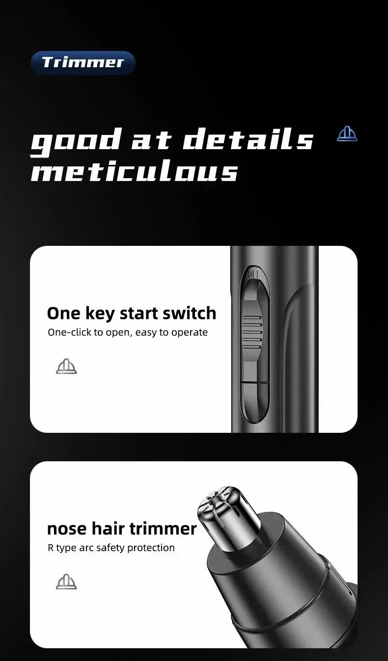 Electric Nose Hair Trimmer Ear and Nose Hair Trimmer Professional Painless Nose Hair Trimmer For MenAnd Women