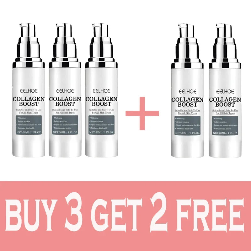 Collagen Booster Face Cream Moisturizing Firming Fade Fine Lines Face Brightening Collagen Booster Hyaluronic Acid Skin care