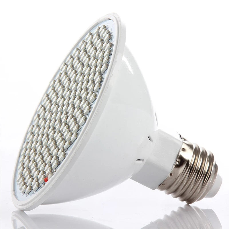 LED 660nm Red And 850nm Near Infrared Combo Therapy Device For Skin Care Pain Relief Red Light Therapy Bulb With Lamp Clip