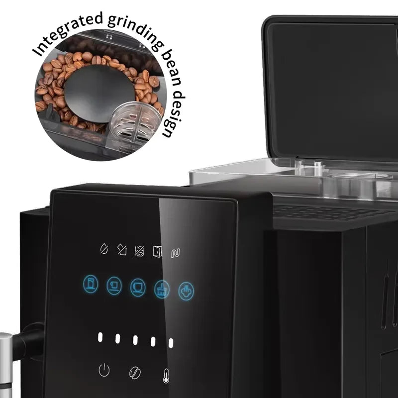 for Espresso Coffee Machine Portable Automatic Electric Maker Home Commercial Use Business Office Barista Brewing Device