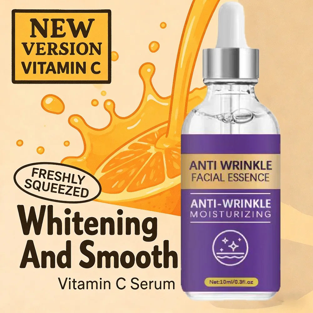 Vitamin C Wrinkle Remover Face Serum: Lifts & Firms, Fades Fine Lines, Brightens & Nourishes