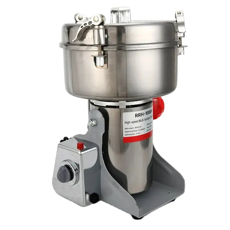Electric Grain Grinder Mill 2000g High-speed Spice Herb Mill Commercial Powder Machine for Dry Cereals Grain Herb Spice Coffee