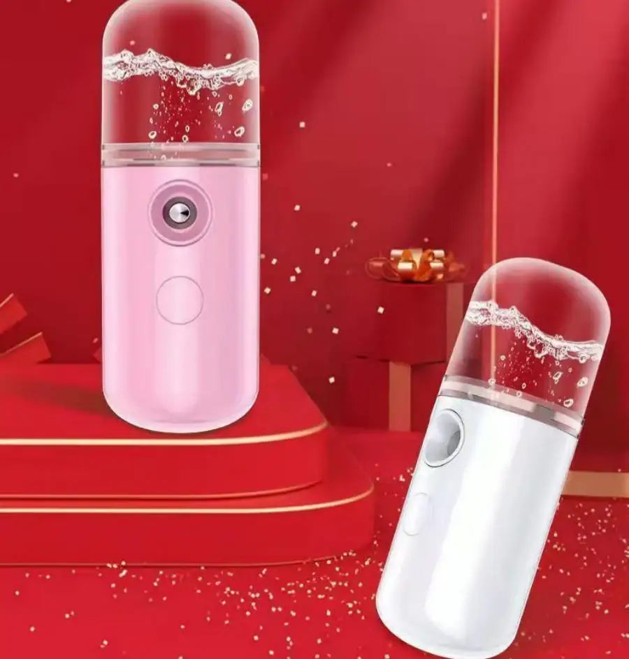 30ml Wireless Rechargeable Nano Mist Sprayer Portable Mini Face Humidifier Cool Fogger Skin Hydrating Device