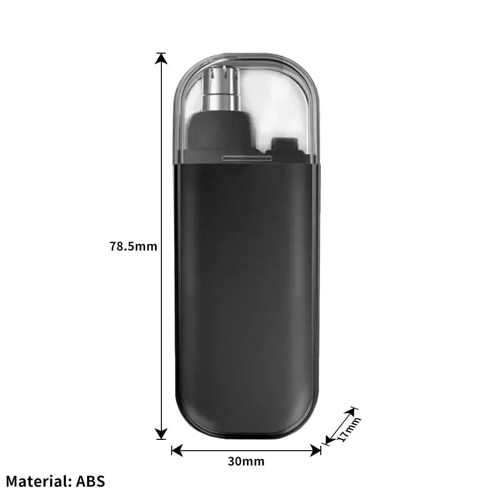 USB Rechargeable Electric Nose Hair Trimmer Nose Hair Razor Washable Nose Shaver Machine With Cleaning Brush for Men and Women
