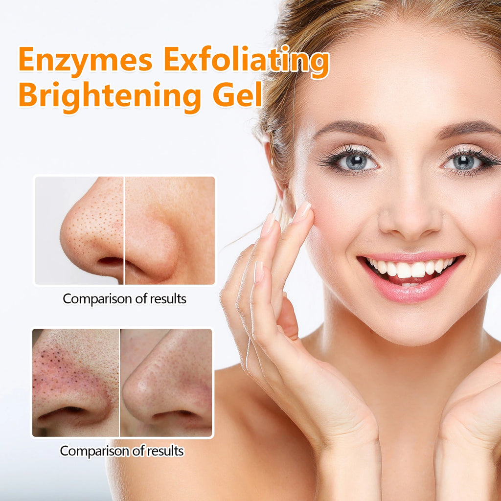 Blackhead Remover Gel Exfoliating Cleansing Gel Deep Pore Cleanser Remove Dead Skin Oil Control Shrink Pores Facial Skin Care