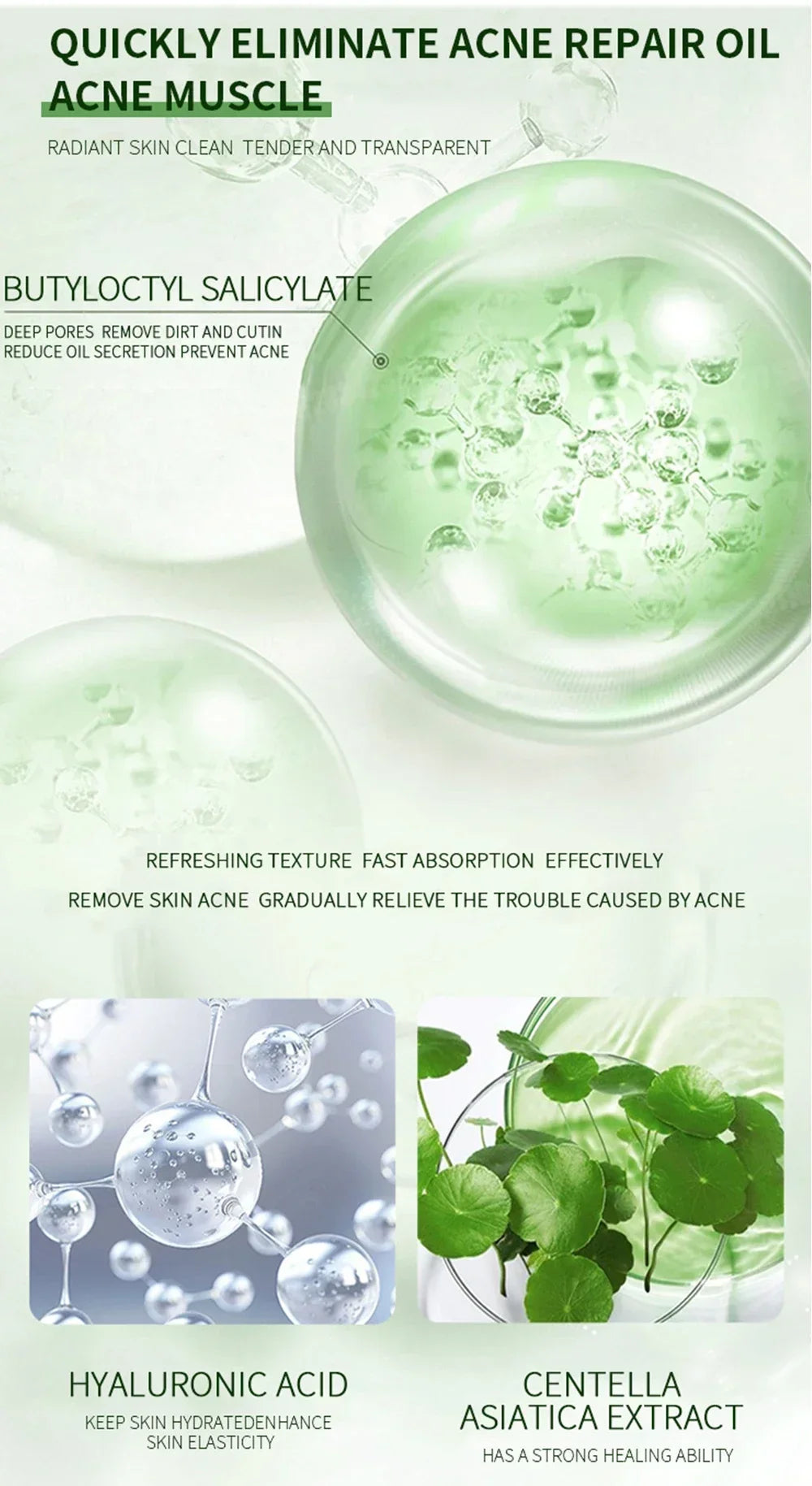 3RD Anti-Acne Cream Effective Removes Skin Nodules Pustules Cysts Papules Blackheads Men and Women Acne Skin Care Essence Cream