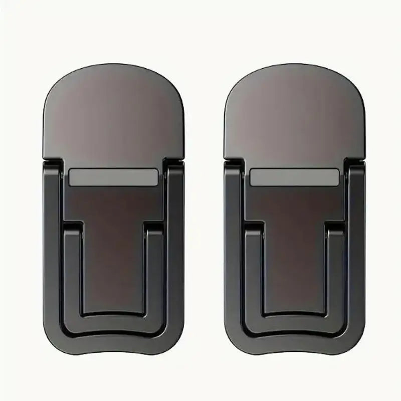 2PCS Mini Foldable Laptop Stand Portable Computer Keyboard Riser with 2 Adjustable Angles Self-Adhesive Invisible Notebook Stand