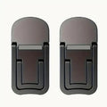 2PCS Mini Foldable Laptop Stand Portable Computer Keyboard Riser with 2 Adjustable Angles Self-Adhesive Invisible Notebook Stand
