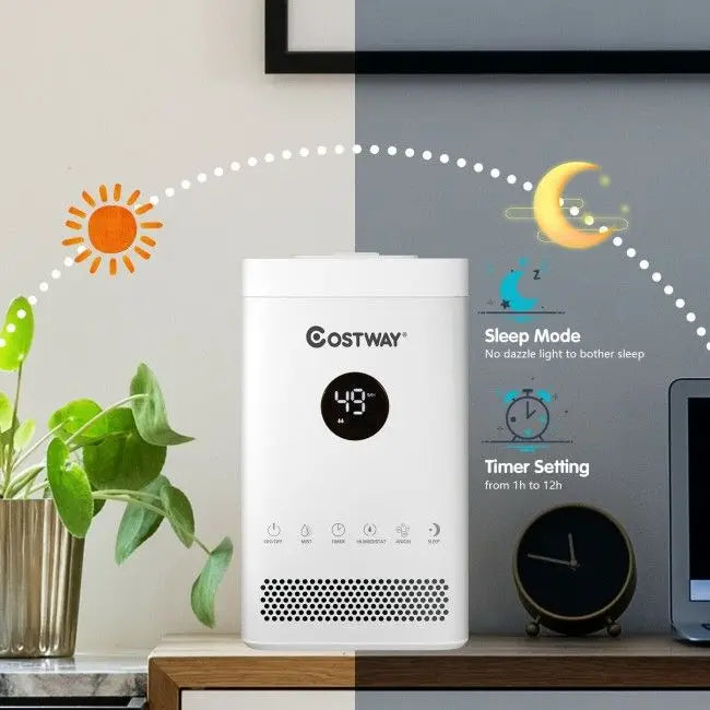 Quiet 3.5L Top Fill Air Humidifier with Multiple Modes