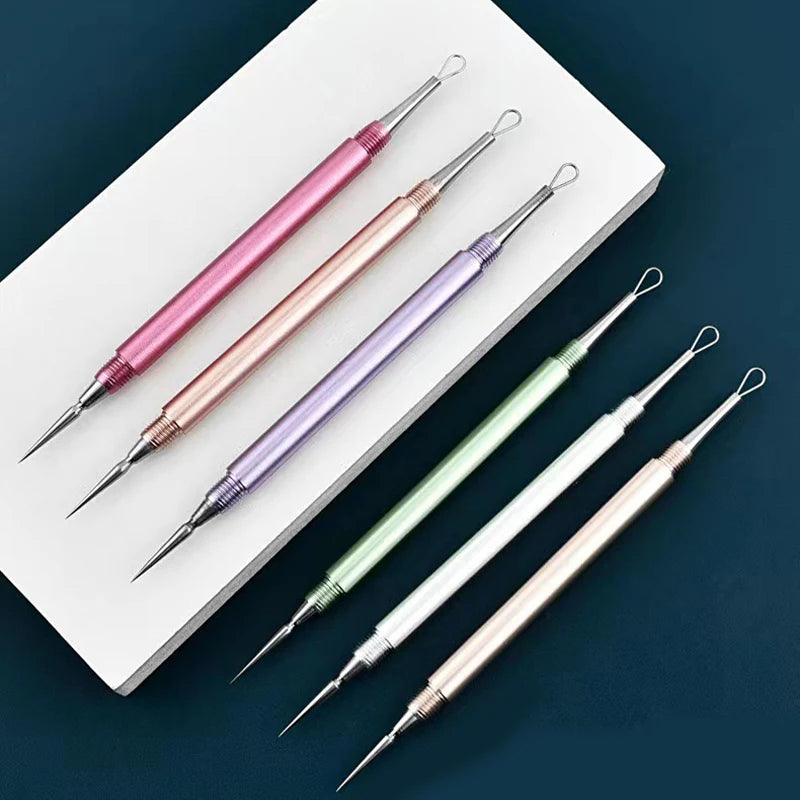 Blackhead Remover Acne Tool Stainless Steel Pore CLeaner Needles Fine Tips Effortlessly Remove Blackhead Face Deep Cleaning Tool