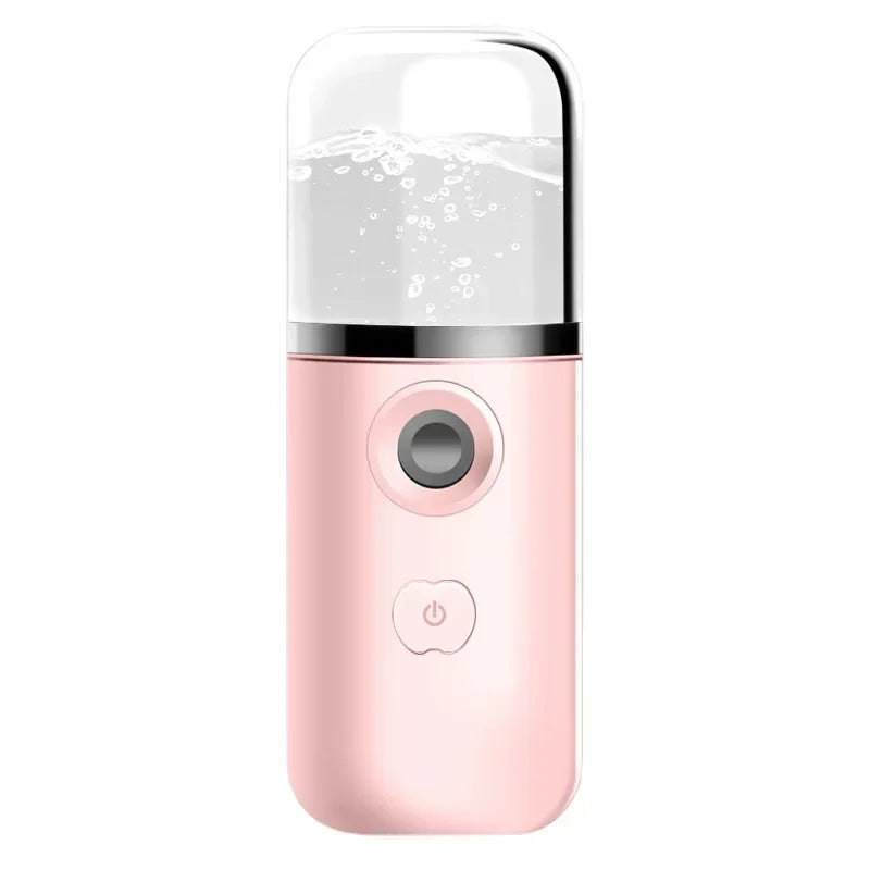 Facial Steamer Device Beauty Spray Hydrating Apparatus  Rechargeable Mini Portable Humidifier