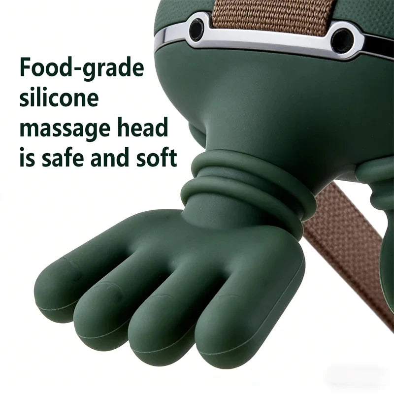 New Shoulder and Neck Massager, Fully Automatic Charging Finger Press Hand Massager (Without Heating)