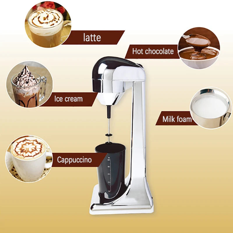 Electric Milk Frother for Coffee Milk Foamer Cold and Hot Milking Machine Fancy Coffee Foamer Kitchen Food Mixer 220V EU Plug