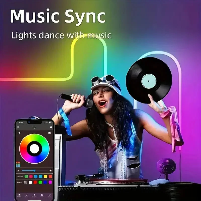 Dc24V RgbIc Led Neon Rope Light 5M 10M 15M 20M Smart Rgb Led Strip App Remote Control Flexible Neon String Lighting Waterproof
