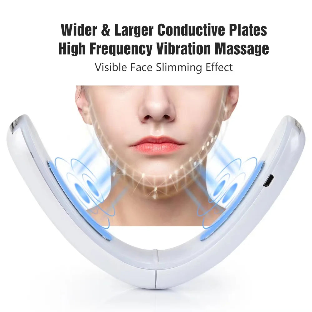 Ems Micro-Current Face Slimming Instrument Tighten Double Chin Face Slimming Facial Beauty Instrument
