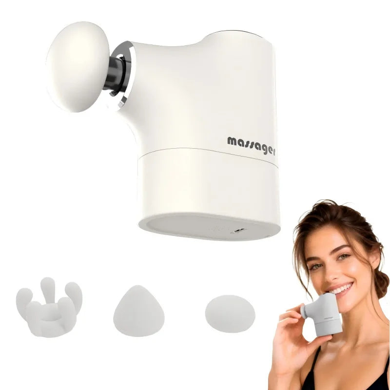 Mini Massage Gun Portable Deep Tissue Muscle Relax Device Rechargeable Handheld Percussion Massager for Neck Shoulder Back Legs