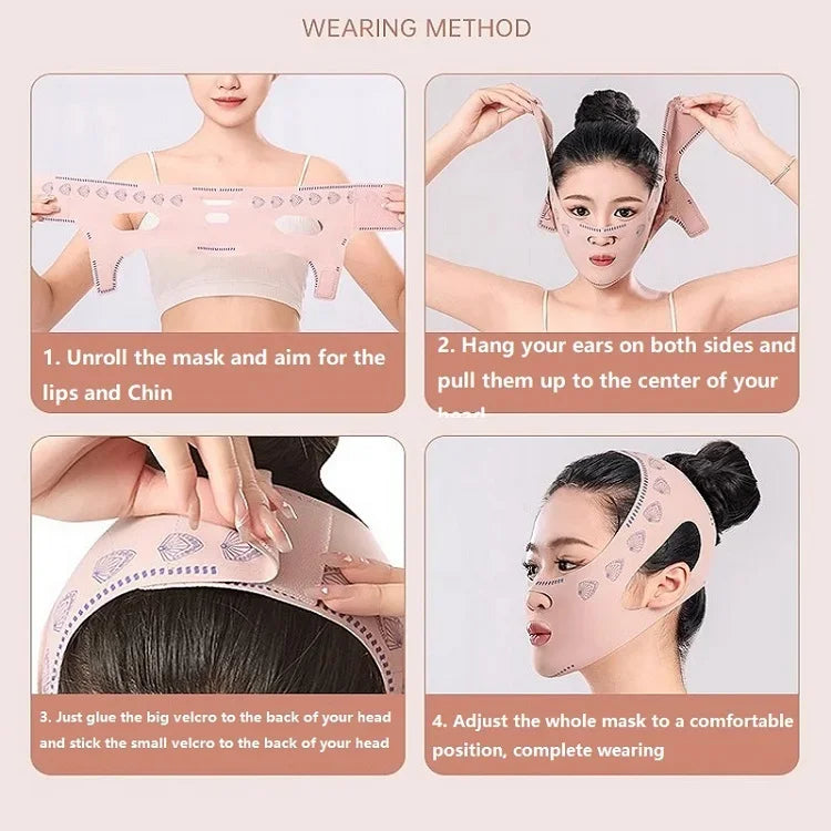 Double Chin Face Sheath Masque Double Menton Face Bandage Slimming Double Chin Mask Lifting Band Lifting Visage