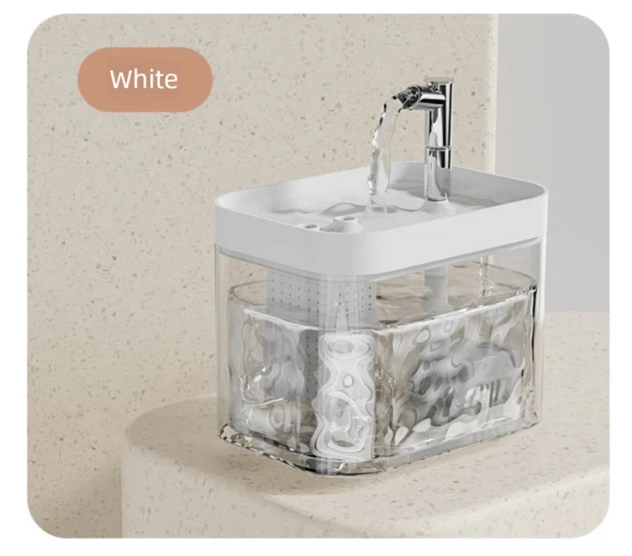 Cat Water Bowl Automatic Pet Fountain Cat Water Fountain Pet Water Dispenser Automatic Drinking Dispenser for Small Medium Pets