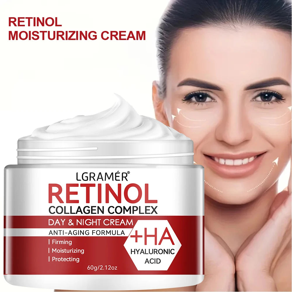 Retinol Lifting Firming Cream Collagen Wrinkle Remover Face Cream For Moisturizer Whitening Brighten Skin Products