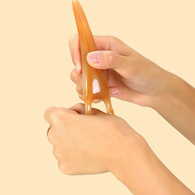 〔San〕 Resin Face Lifting Scraping Massage Nose Lifting Massage Y-shape Guasha Massage Reduce Puffiness Meridians Tool