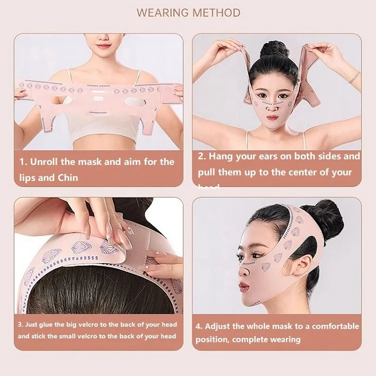 Slimming Double Chin Mask Double Chin Face Sheath Face Bandage Lifting Visage Band Slimming Double Chin Mask LBHL02