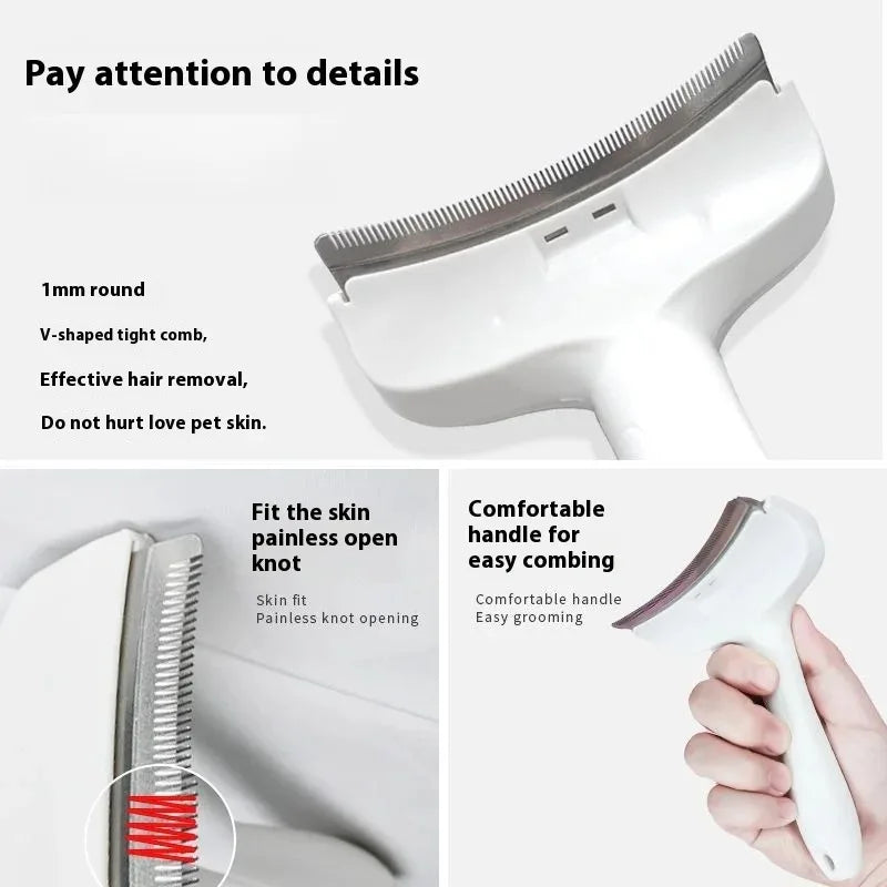Slicker Brush For Dogs Undercoat Deshedding Tool For Dogs Cats Puppy Kitten Detangling Dematting Rake Shedding Tool For