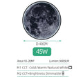 LED Moon Wall Lamp Remote Control Dimmable Romantic Mural Night Light Modern Bedroom Living Room Interior Home Decor Wall Lamp