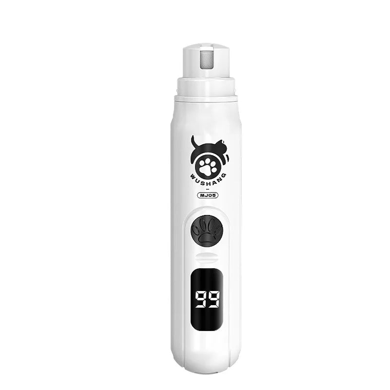 Pet Nail Grinder Electric Trimmer for Cats & Dogs, Grooming Nail Clippers, Nail Cleaner & Cutter, Quiet Low-Noise Design