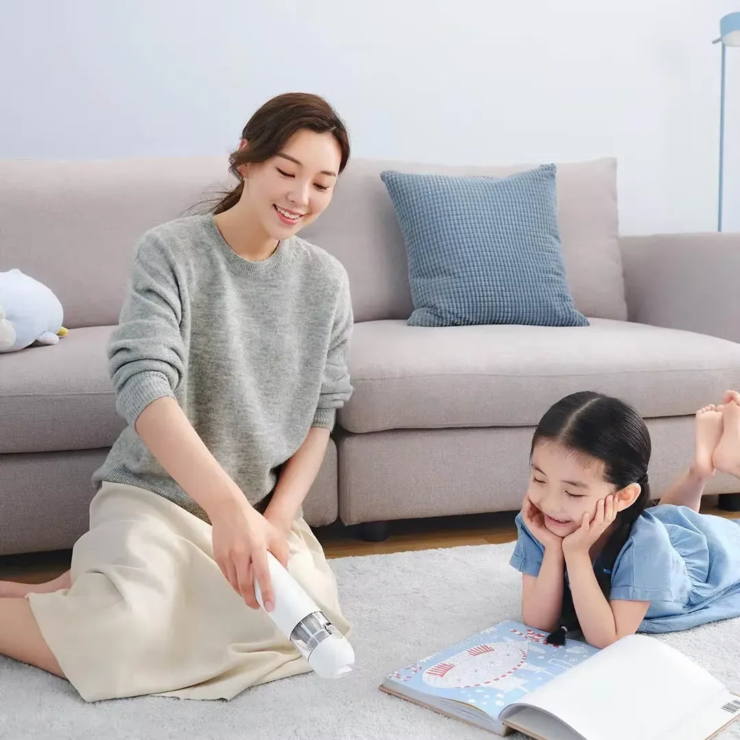 Xiaomi Mi Mini Vacuum Cleaner, 13000Pa Portable Wireless One-Button Start 88000RPM Brushless Motor with Multi Nozzles for Car