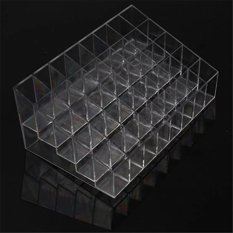 Transparent arylic Trapezoid Lipstick Holder Cosmetic Organizer/display/holder Organizer Stand