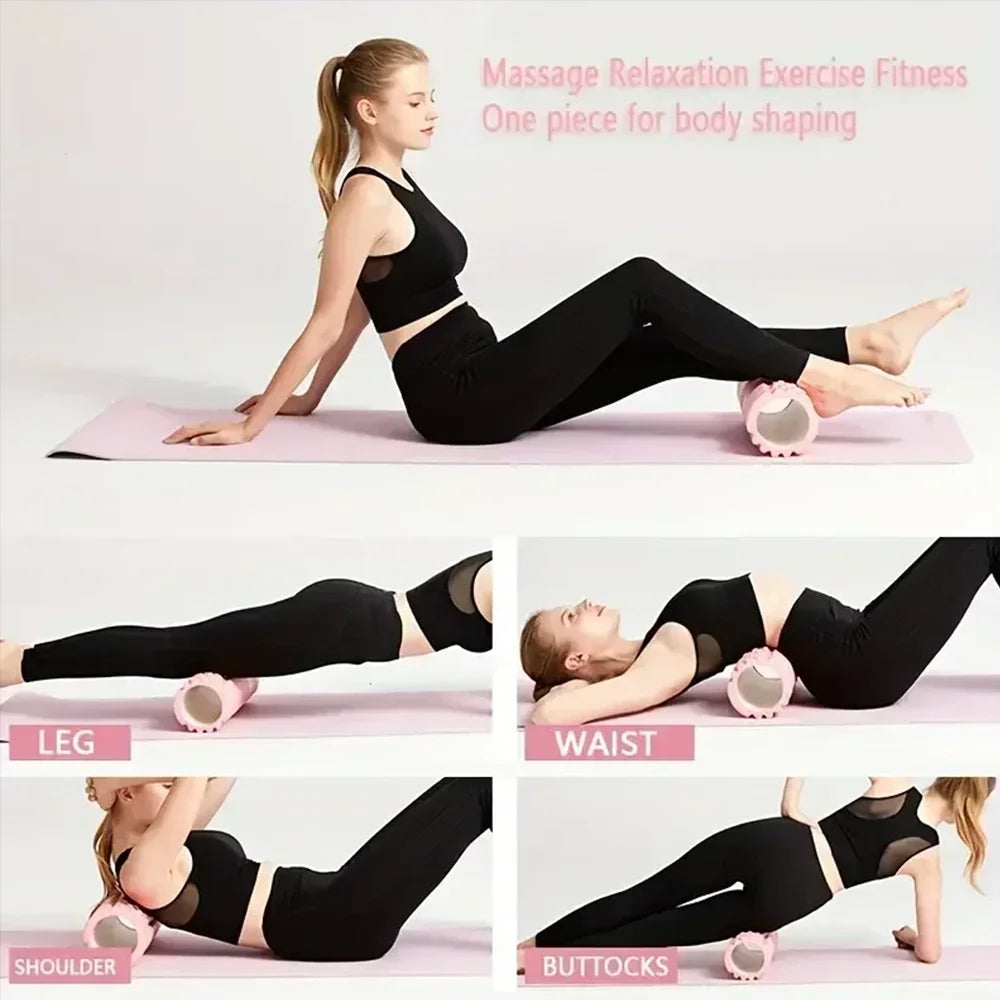 Foam Rollers for Muscle Massage 30/45CM - HIGH-Density Back Foam Roller for Back Pain Relief & Muscle Recovery in Legs & Arms