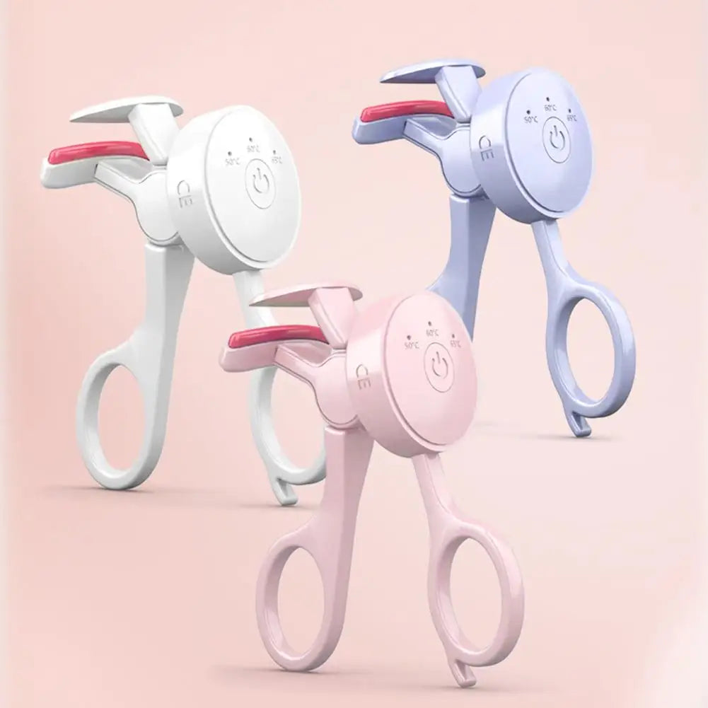 USB Electric Heated Eyelash Curler Intelligent Temperature Control Rechargeable Long-lasting Styling Eyelash Roller