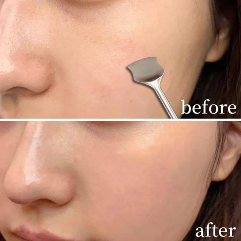 Double Headed Acne Blackhead Remover Cleaner Stainless Steel Extractor Pore Cleaner Skin Care Tool Beauty Remover Scooper Makeup