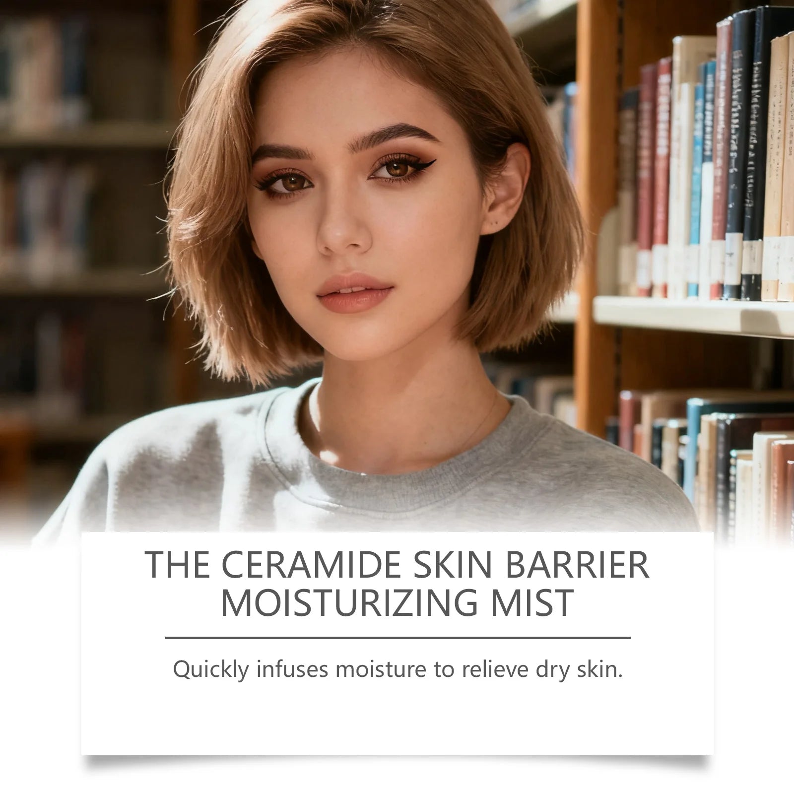 Hyaluronic Acid Facial Spray Hydrating Mist for Dry Skin Ceramide Oil Control Soothing Face Portable Skincare Instant Refresh