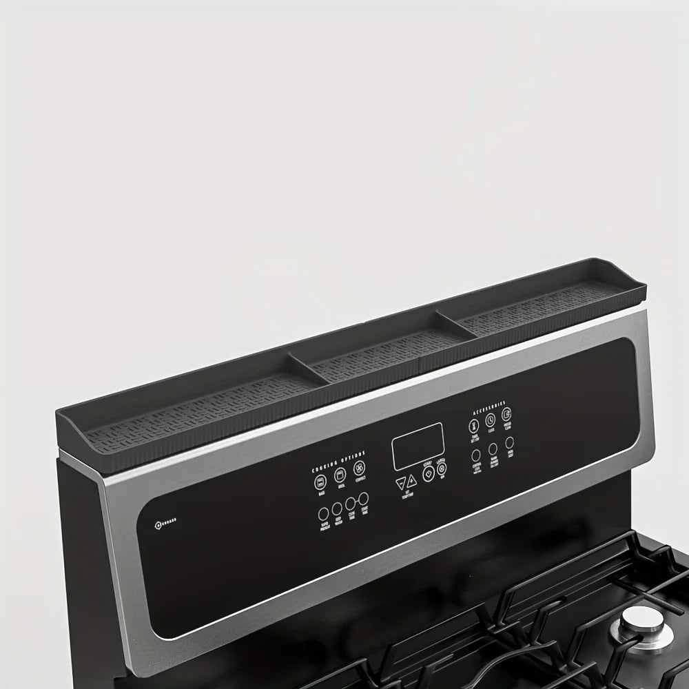 Magnetic Stove Top Shelf Over the Stove Spice Rack with Fall-Proof Design Universal Kitchen Storage Shelf for Spice Jars Sauce