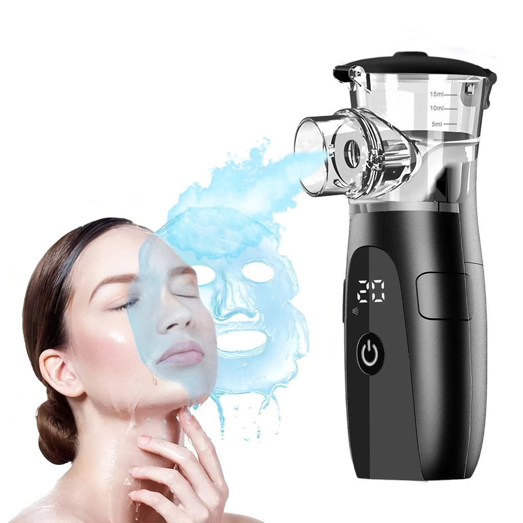 Mini Portable Hydrating Beauty Spray - Nano Cold Spray Facial Steamer Skin Moisturizing Device